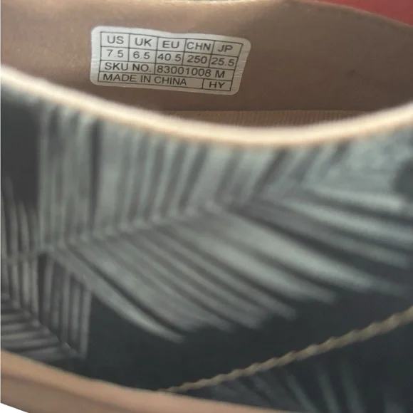 UIN "Follow Your Freedom" Men's Canvas Travel Loafer Shoe Charcoal Sz 7.5 Resort - Picture 4 of 6